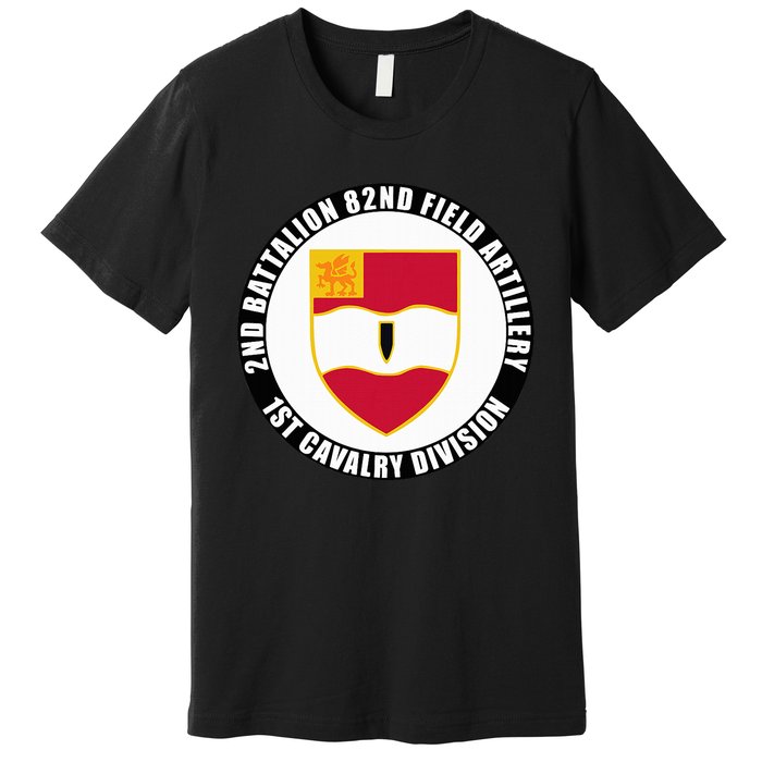 2nd Battalion 82nd Field Artillery 1st Cavalry Division Vet Premium T-Shirt