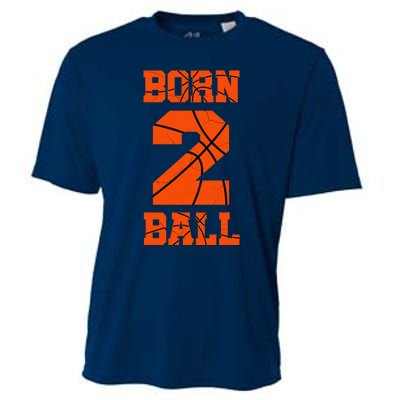 2nd Birthday Basketball Jersey Two 2 Year Old Boy Girl Cooling Performance Crew T-Shirt