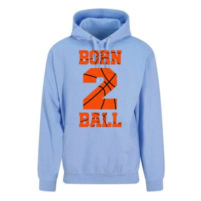 2nd Birthday Basketball Jersey Two 2 Year Old Boy Girl Unisex Surf Hoodie