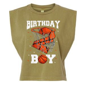 2nd Birthday Basketball 2 Year Old Garment-Dyed Women's Muscle Tee