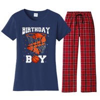 2nd Birthday Basketball 2 Year Old Women's Flannel Pajama Set