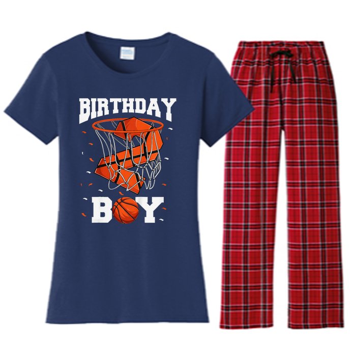 2nd Birthday Basketball 2 Year Old Women's Flannel Pajama Set