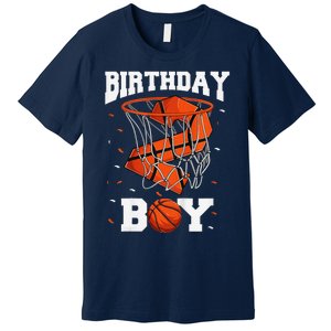 2nd Birthday Basketball 2 Year Old Premium T-Shirt