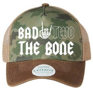 2nd Birthday Bad Two The Bone Party Legacy Tie Dye Trucker Hat