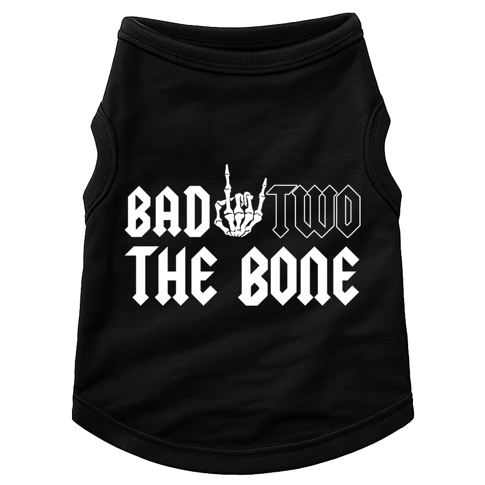 2nd Birthday Bad Two The Bone Party Doggie Tank