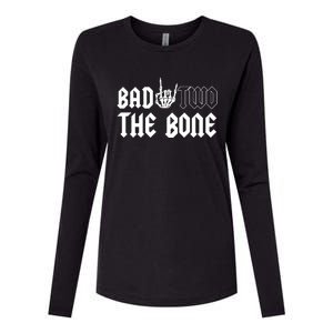 2nd Birthday Bad Two The Bone Party Womens Cotton Relaxed Long Sleeve T-Shirt