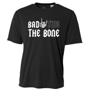 2nd Birthday Bad Two The Bone Party Cooling Performance Crew T-Shirt