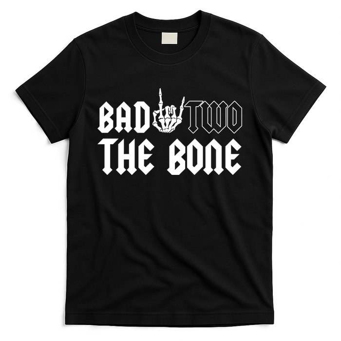 2nd Birthday Bad Two The Bone Party T-Shirt
