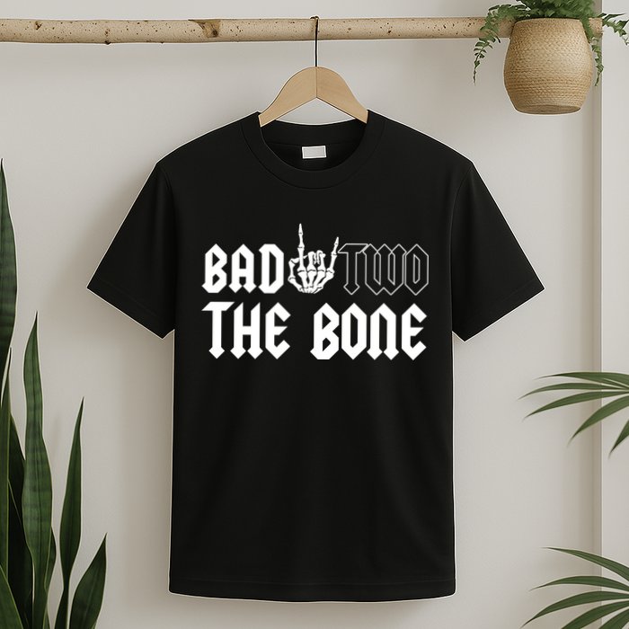 2nd Birthday Bad Two The Bone Party T-Shirt