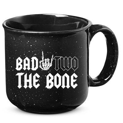 2nd Birthday Bad Two The Bone Party 15oz Campfire Ceramic Mug