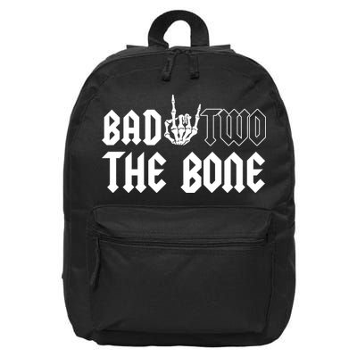 2nd Birthday Bad Two The Bone Party 16 in Basic Backpack
