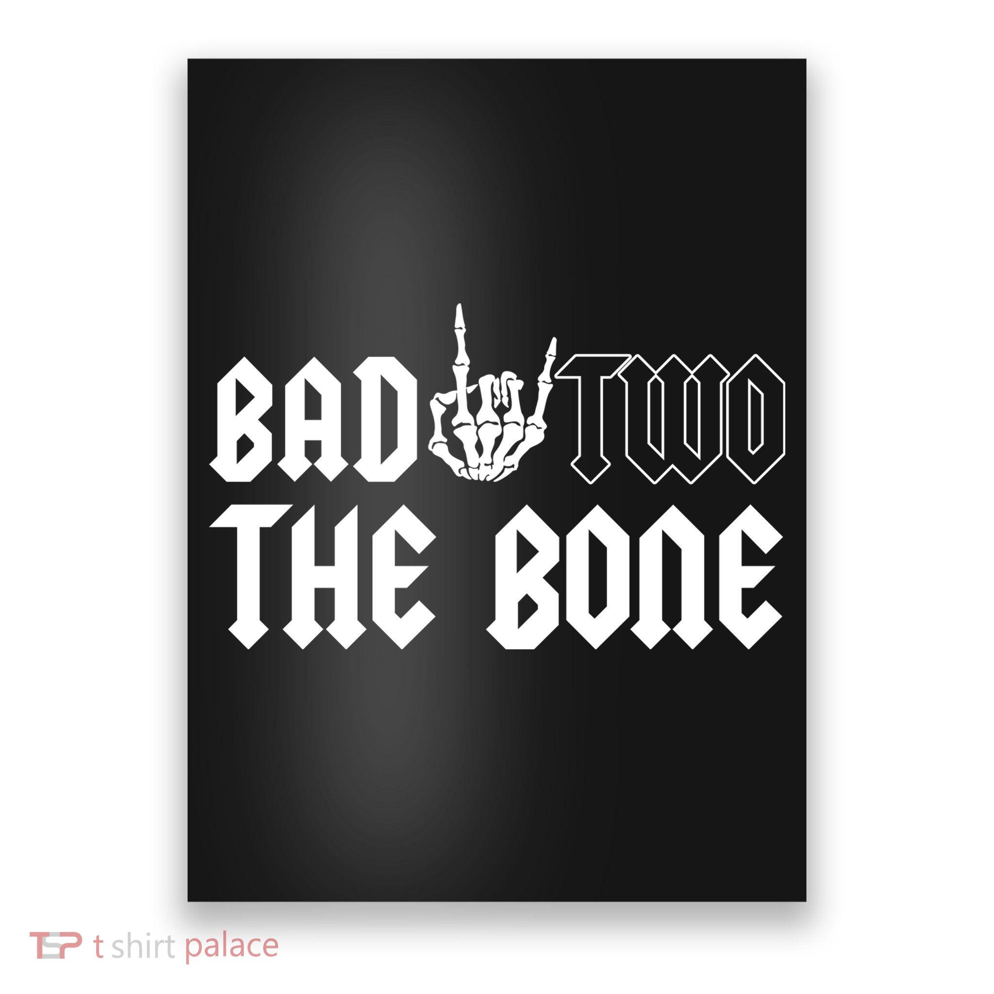 2nd Birthday Bad Two The Bone Party Poster