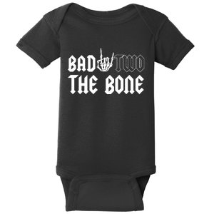 2nd Birthday Bad Two The Bone Party Baby Bodysuit