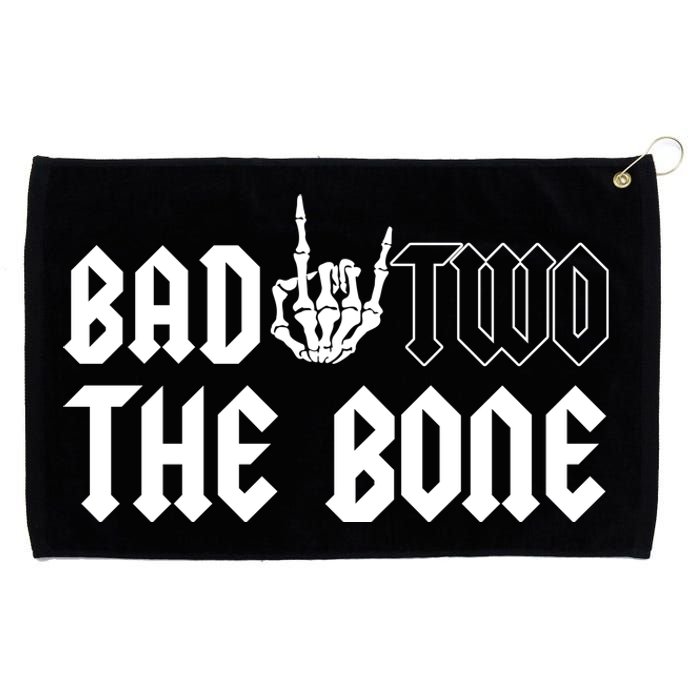 2nd Birthday Bad Two The Bone Party Grommeted Golf Towel