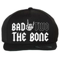 2nd Birthday Bad Two The Bone Party Wool Snapback Cap