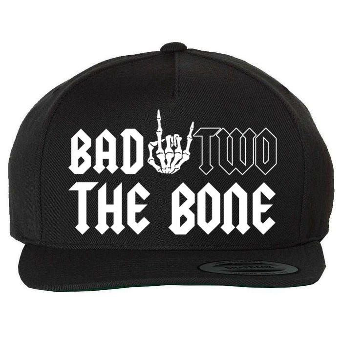 2nd Birthday Bad Two The Bone Party Wool Snapback Cap