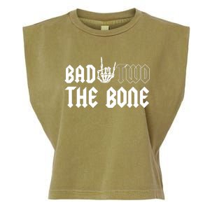 2nd Birthday Bad Two The Bone Party Garment-Dyed Women's Muscle Tee