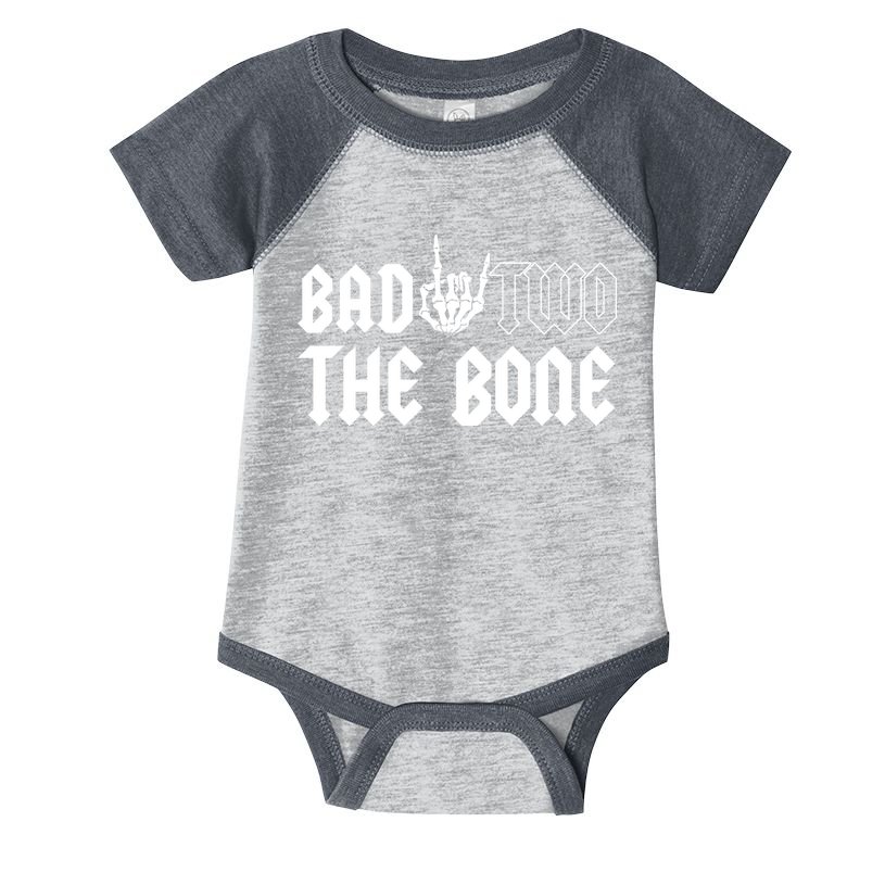 2nd Birthday Bad Two The Bone Party Infant Baby Jersey Bodysuit