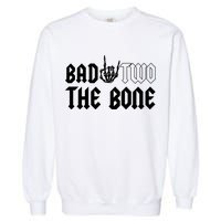 2nd Birthday Bad Two The Bone Party Garment-Dyed Sweatshirt