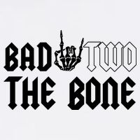 2nd Birthday Bad Two The Bone Party Garment-Dyed Sweatshirt
