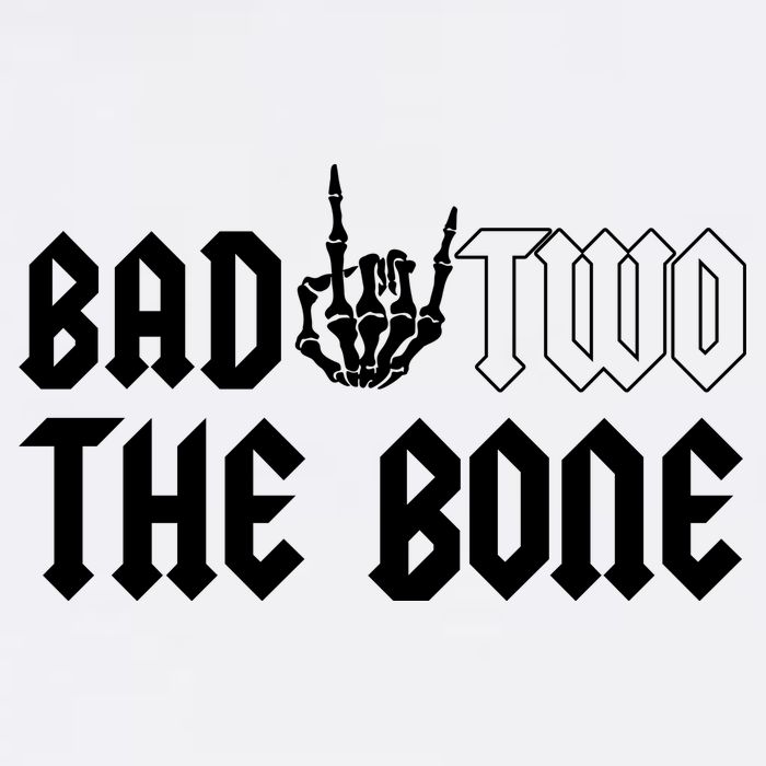 2nd Birthday Bad Two The Bone Party Garment-Dyed Sweatshirt