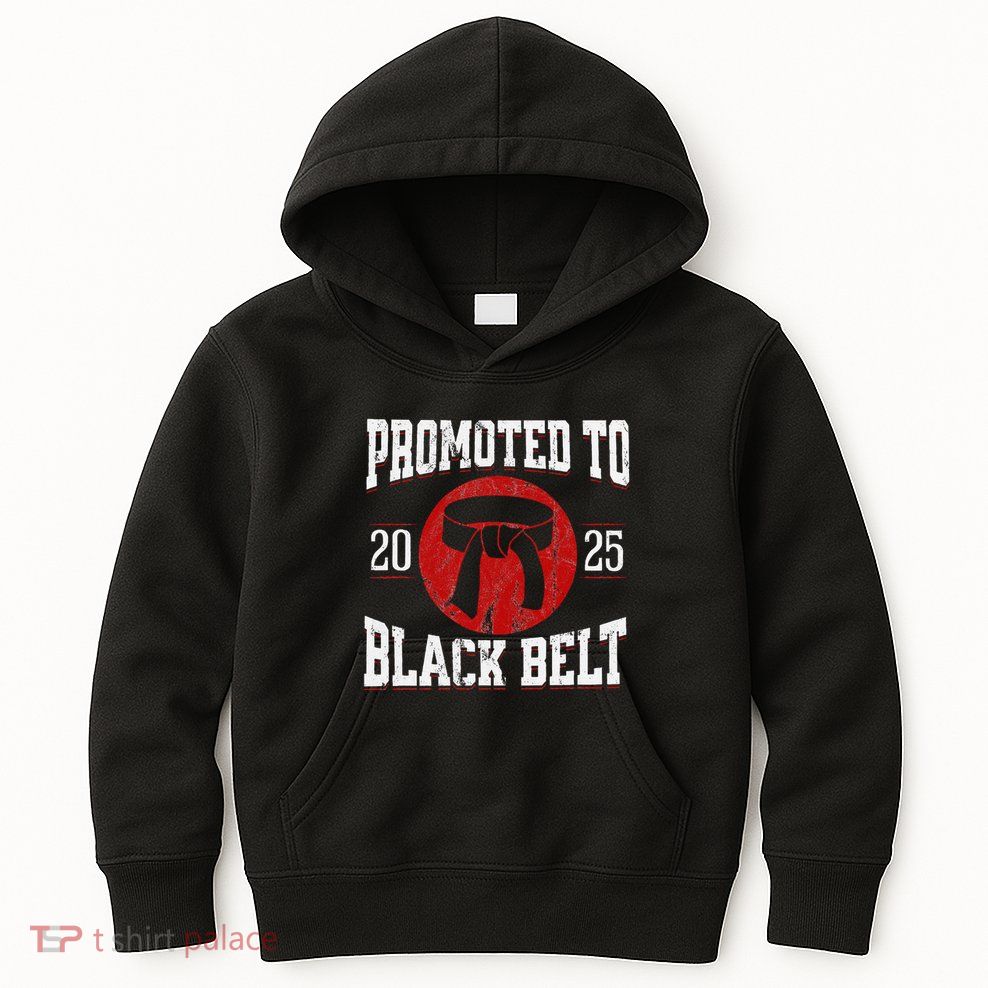2025 Black Belt Achievement Tang Soo Do Karate Taekwondo Gift Kids Hoodie