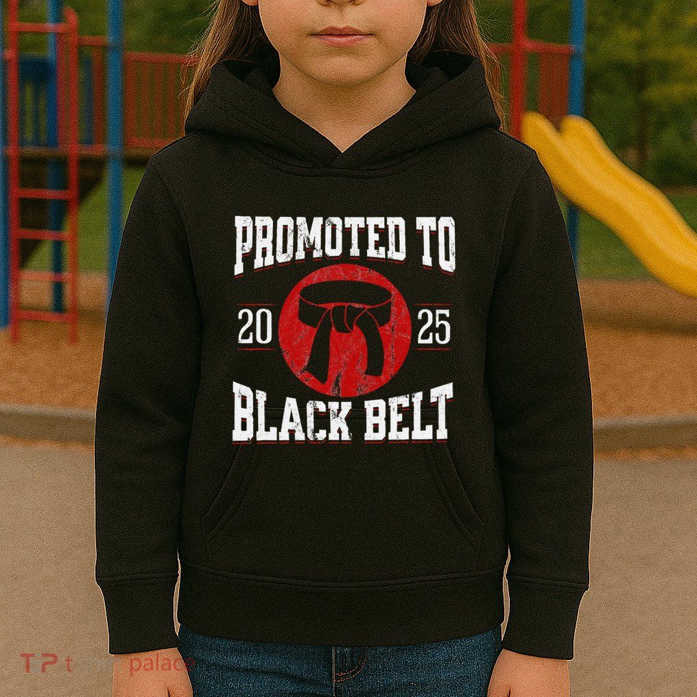 2025 Black Belt Achievement Tang Soo Do Karate Taekwondo Gift Kids Hoodie