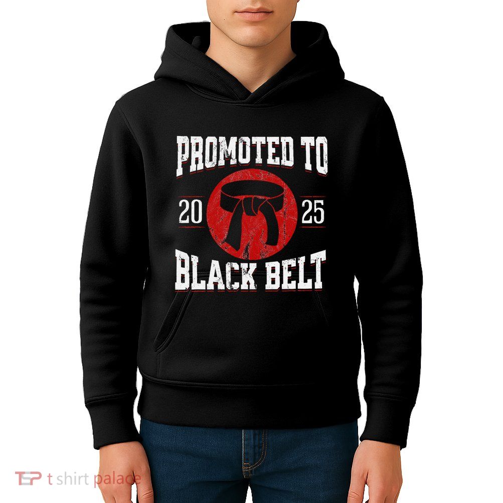 2025 Black Belt Achievement Tang Soo Do Karate Taekwondo Gift Kids Hoodie