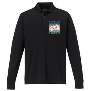 20th Birthday Boy Son Gift 20 Year Old Daughter Girl Performance Long Sleeve Polo