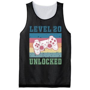 20th Birthday Boy Son Gift 20 Year Old Daughter Girl Mesh Reversible Basketball Jersey Tank