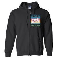 20th Birthday Boy Son Gift 20 Year Old Daughter Girl Full Zip Hoodie