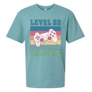 20th Birthday Boy Son Gift 20 Year Old Daughter Girl Sueded Cloud Jersey T-Shirt