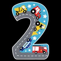 2nd Birthday Car Carpet 2 Year Old Car Gift Cooling Performance Crew T-Shirt