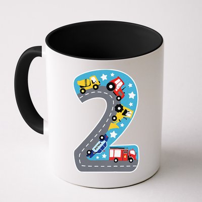 2nd Birthday Car Carpet 2 Year Old Car Gift Mug