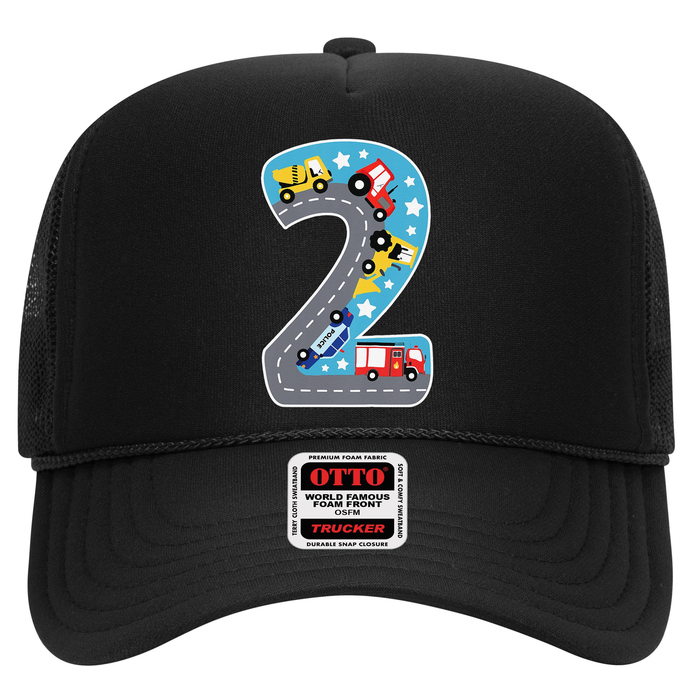 2nd Birthday Car Carpet 2 Year Old Car Gift Hat