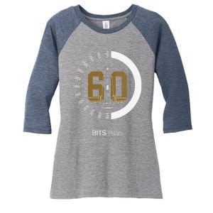 2024 Bitsians Day Women's Tri-Blend 3/4-Sleeve Raglan Shirt