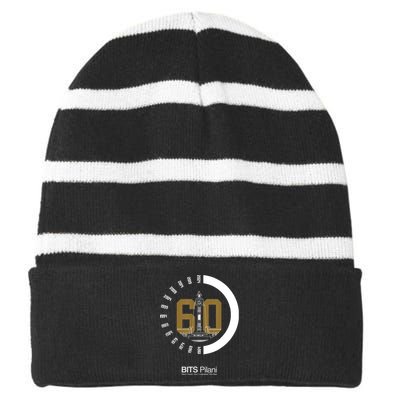 2024 Bitsians Day Striped Beanie with Solid Band