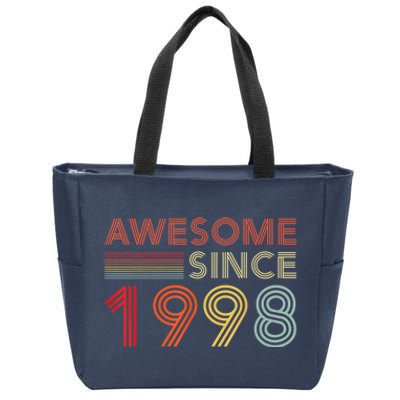 25 Birthday Decorations  Wo 1998 BDay 25th Birthday Zip Tote Bag