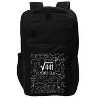 21st Birthday Design Square Root Of 441 21 Years Old Impact Tech Backpack
