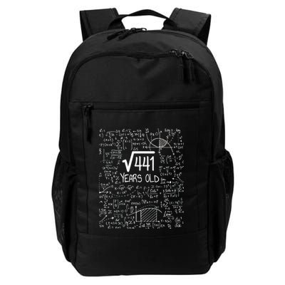 21st Birthday Design Square Root Of 441 21 Years Old Backpack
