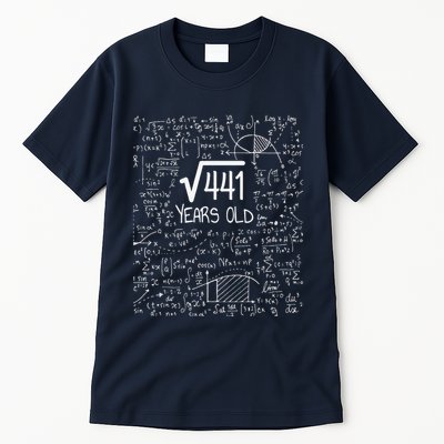21st Birthday Design Square Root Of 441 21 Years Old Tall T-Shirt