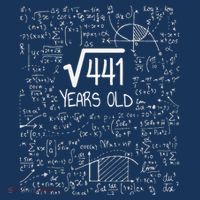 21st Birthday Design Square Root Of 441 21 Years Old Crop Top