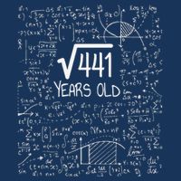 21st Birthday Design Square Root Of 441 21 Years Old Zip Tote Bag