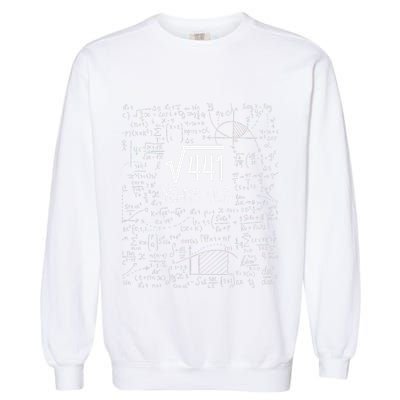 21st Birthday Design Square Root Of 441 21 Years Old Garment-Dyed Sweatshirt
