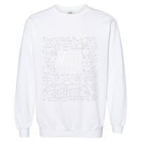 21st Birthday Design Square Root Of 441 21 Years Old Garment-Dyed Sweatshirt