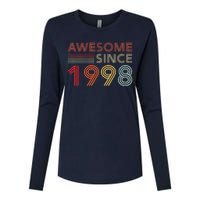 25 Birthday Decorations 1998 BDay 25th Birthday Womens Cotton Relaxed Long Sleeve T-Shirt