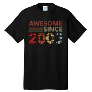 20 Birthday Decorations m.e.n Wo 2003 BDay 20th Birthday Tall T-Shirt