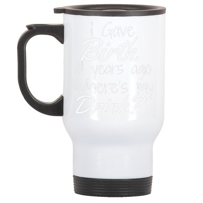 21st Birthday For Mom 21 Year Old Child Son Daughter Gift Stainless Steel Travel Mug