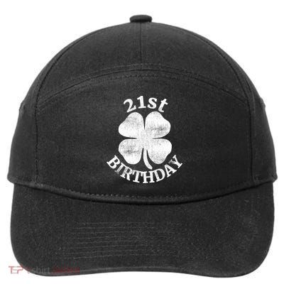 21st Birthday Funny St. Patricks Day Party Beer Gift 7-Panel Snapback Hat