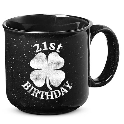 21st Birthday Funny St. Patricks Day Party Beer Gift 15oz Campfire Ceramic Mug
